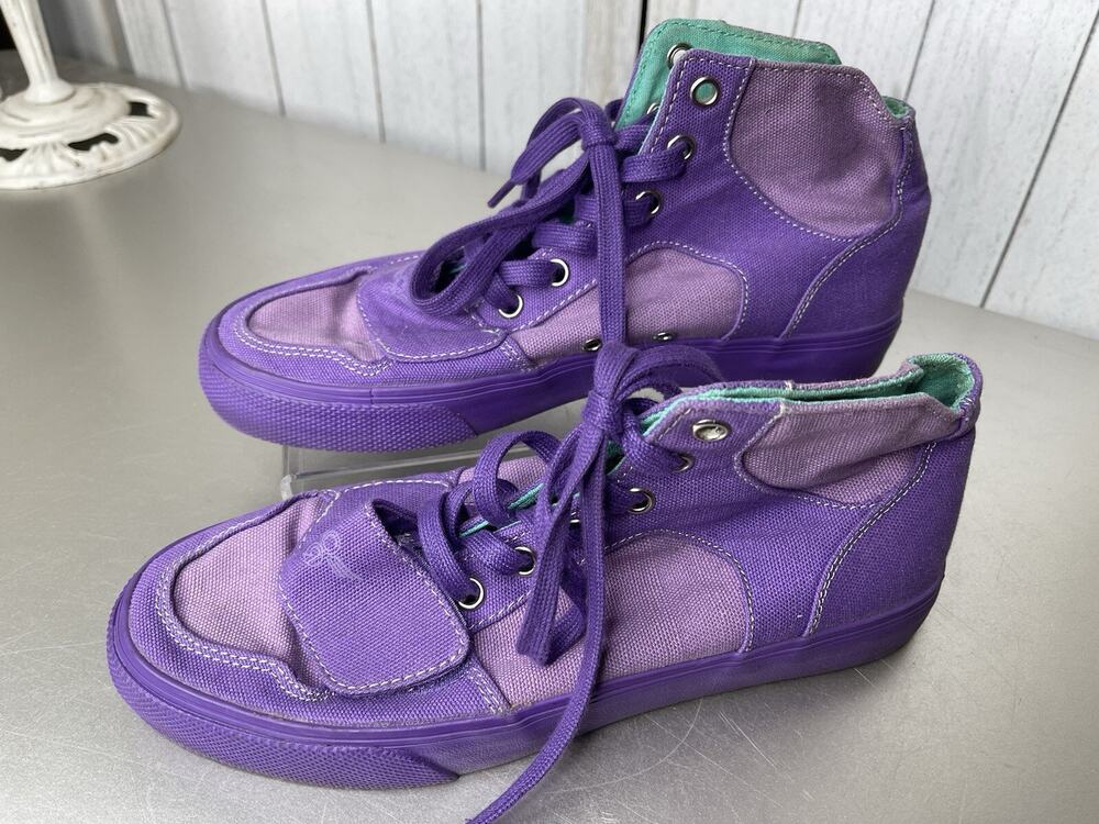 Creative Recreation Hi Top Sneakers Trainers Purple Womens Size 8